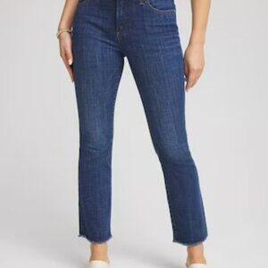 Chico's Dark Blue Ankle Length Jeans chicos 2.5 size 14